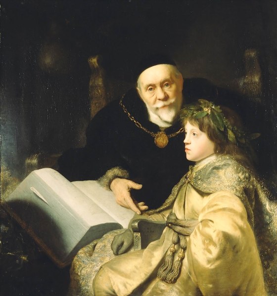 Charles Louis with his teacher Volrad von Plesse [de], painting by Jan Lievens, 1631.