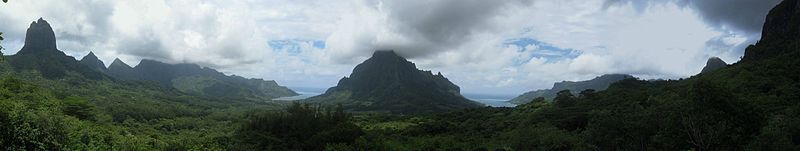 File:Panorama moorea opunohu cook bay.jpg