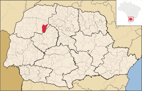 Localização de Cianorte no Paraná