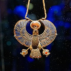 Horus and sun necklace
