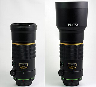 Pentax DA* 300mm lens K-mount telephoto lens