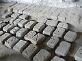 Personally signed adobe bricks made 1500 years ago for Huaca de la Luna.JPG