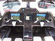 Das Cockpit einer Phenom 100