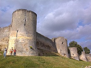 Muralhas da cidadela de Coucy