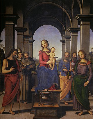 <i>Fano Altarpiece</i> 1497 painting by Pietro Perugino