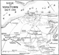 طرحی از نبرد یورک تاون که در سال ۱۸۷۵ ترسیم شد