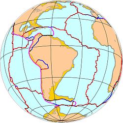 Den Søramerikanske Kontinentalplaten: Tektonisk plate