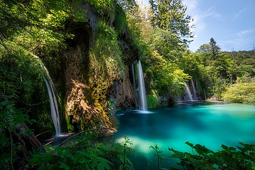 Nationalpark Plitvicer Seen. (UNESCO-Weltnaturerbe in Kroatien). Plitvice Lakes National Park Croatia