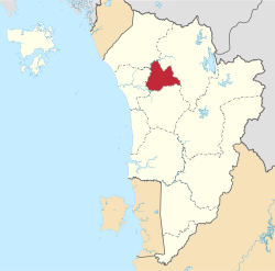 Lokasi Daerah Pokok Sena di Kedah