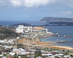 View of the Port from Mount Melville.