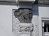 Praha - Smíchov, Janáčkovo nábřeží 7, reliéf