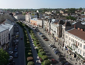 Prospect Shevchenka, Lviv (panorama).JPG