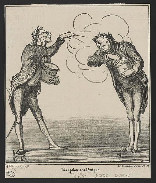 File:Réception académique, by Honoré Daumier, April 24, 1868, from the Digital Commonwealth - commonwealth fq97b1452.jpg