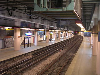 <span class="mw-page-title-main">Pereire–Levallois station</span> Railway station in Paris, France