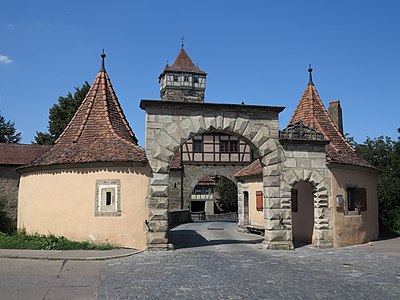 Rothenburg ob der Tauber: city gate
