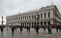 Rainy day in Venice Biblioteca Marciana.jpg
