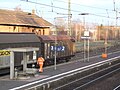 English: Railroad station en:Borken, Hesse Deutsch: Rangierarbeiten im de:Bahnhof Borken (Hessen)