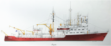 New Zealand research vessel R.V. Rapuhia from original drawing by Eric Heath. Rapuhia.png