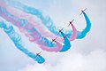 * Nomination Red Arrows in formation flight --Julian Herzog 21:19, 18 October 2023 (UTC) * Promotion Good quality. --Peulle 21:32, 18 October 2023 (UTC)  Support Good quality. --Giles Laurent 21:38, 19 October 2023 (UTC)