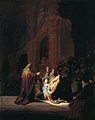Presentación de Jesús en el Templo de Jerusalén. Rembrandt, 1631.