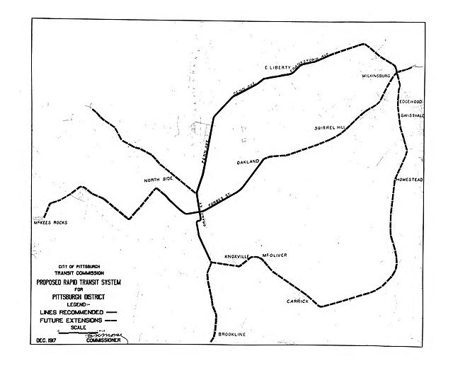 1917 Proposed subway system