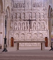 Retablo en alabastro del monasterio de Santa María de Poblet (1527-1529), de Damián Forment