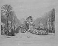 Bulevardul Champs-Élysées în anii 1840