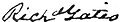 Signature of Richard Yates