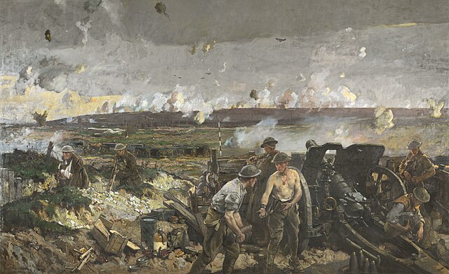 The Battle of Vimy Ridge, a painting by Richard Jack. Canadian War Museum.