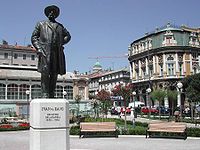 A monument to Ivan Zajc in Rijeka