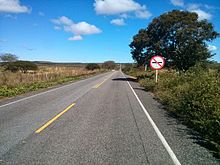 Rodovia PB-306 em 13 de Agosto de 2014