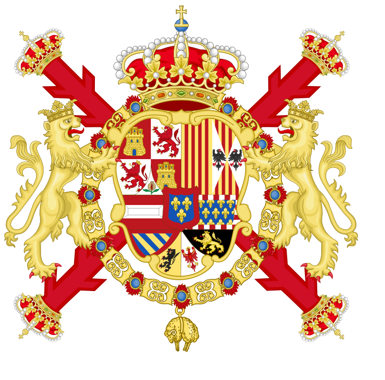 Download File:Royal Coat of arms of Spain (1700-1761)-Common ...