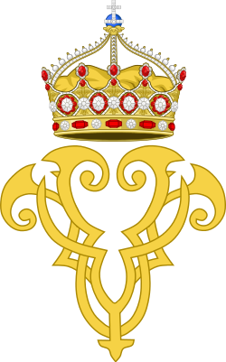 Royal Monogram of Empress Victoria of Germany.svg