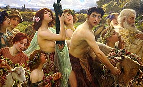 Čezarės Sakadžio (Cesare Saccaggi) neoklasikinio stiliaus paveikslas „Sveika, gamta!“ (Ave Natura), vaizduojantis romėnų procesiją deivės Cereros garbei