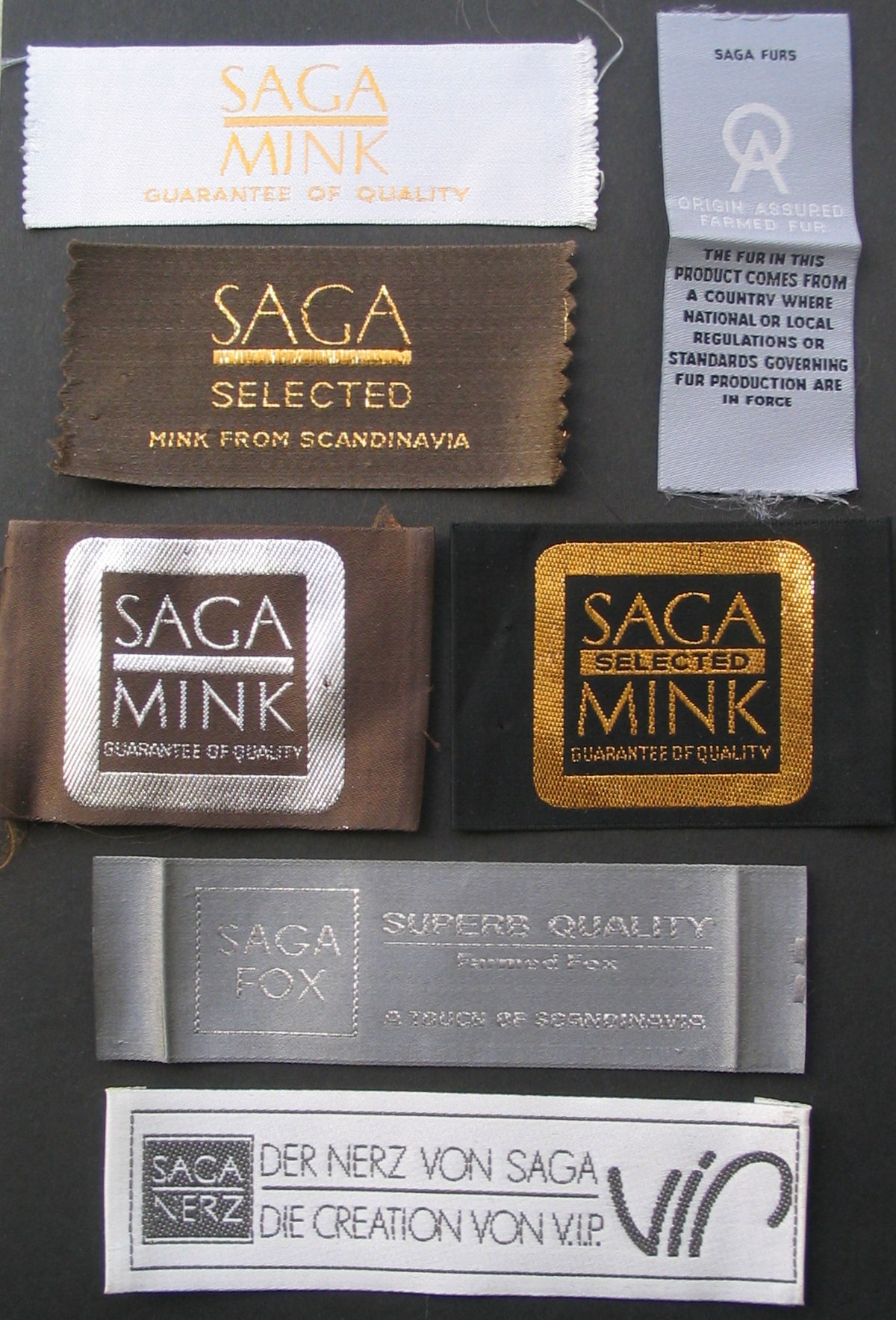 File:Saga, mink and fox breeders, clothes labels.jpg - Wikimedia