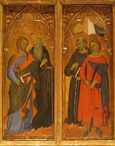 File:Saints James, Anthony Abbot, Francis, and Ansanus by the Master of Panzano.jpg