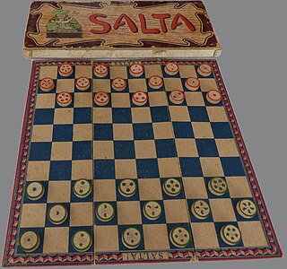 <span class="mw-page-title-main">Salta (game)</span> Two-player abstract strategy board game