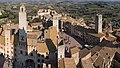 San Gimignano and nearby Piazza della Cisterna,