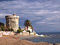 Генуэзская башня на пляже Миомо