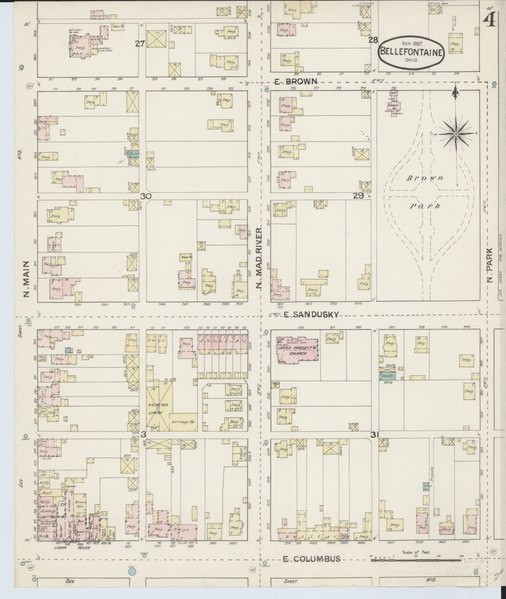 File:Sanborn Fire Insurance Map from Bellefontaine, Logan County, Ohio. LOC sanborn06598 001-4.tif