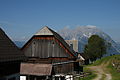 Deutsch: Bauernhof,Schachner vulgo Kreutzer vulgo Schinklmoar, Donnersbach, Steiermark, Ennstal English: farm, Schachner vulgo Kreutzer vulgo Schinklmoar, Donnersbach, Styria, Austria