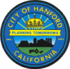 Hanford, California'nın resmi mührü