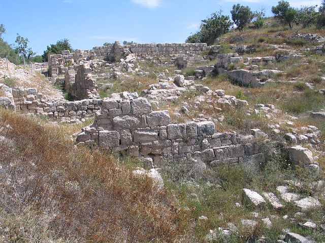 Ruins of the royal palace in Sebastia