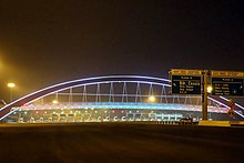 The toll plaza near the Second Penang Bridge Second Penang Bridge toll gate, Batu Kawan, Penang.jpg