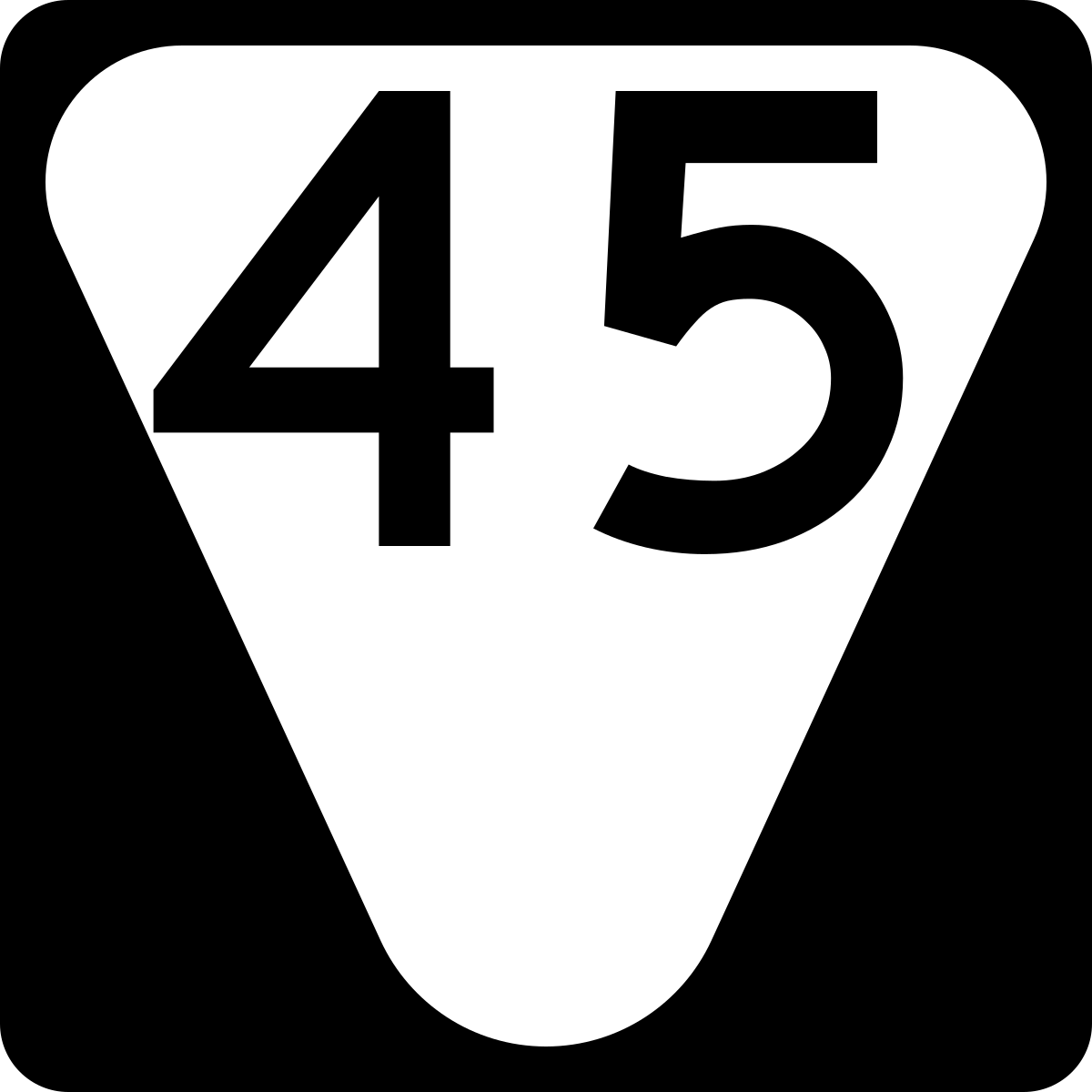 Svg 45. Route 45. Теннесси бет значок.