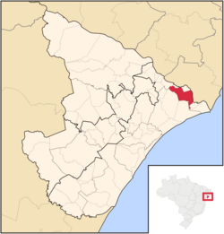 Localização de Neópolis em Sergipe