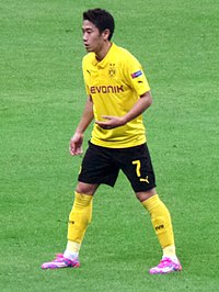 Kagava a Borussia Dortmund játékosaként 2014-ben