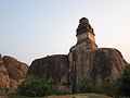 A shrine on a rock