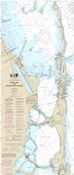 Chart of South Bay, Card Sound, and Barnes Sound