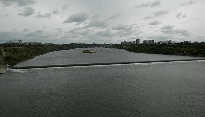 South Saskatchewan River (Southern View from Railway Bridge)